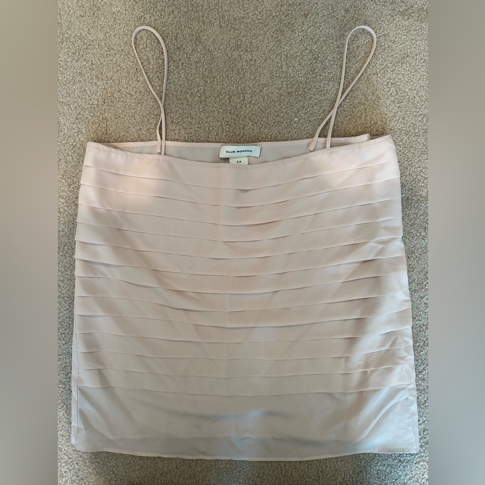 Club Monaco Pale Blush Tank Top